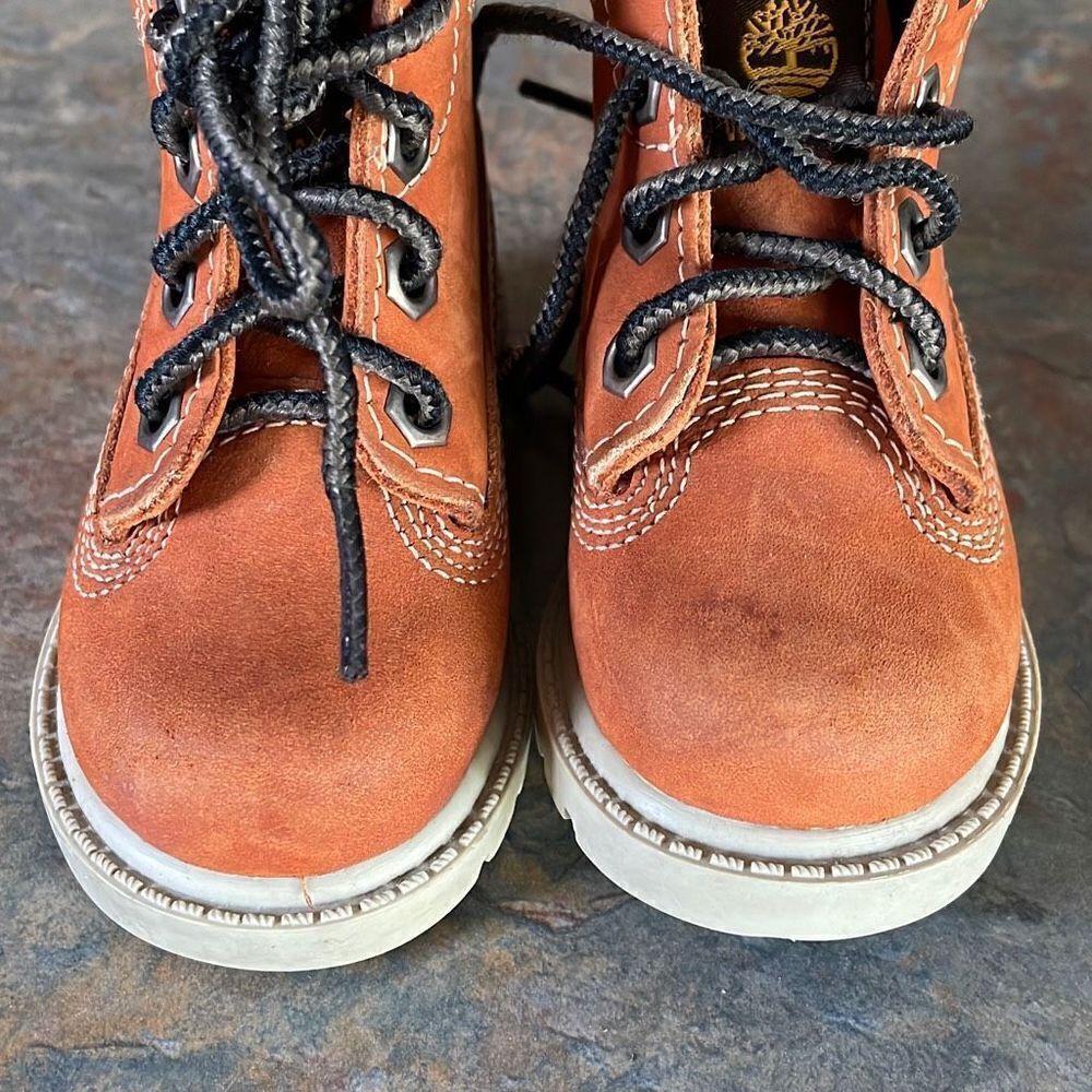 Timberland Toddler Work Boots size 4 - Picture 8 of 9
